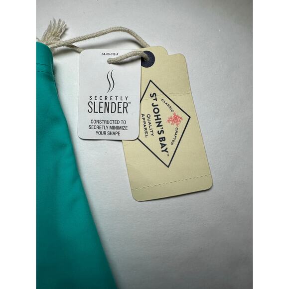 St Johns Bay Secretly Slender Women’s 10 Swim Skirt Bottom Brief Bathing Suit - Picture 4 of 7